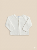 Chaqueta punto blanca bebé