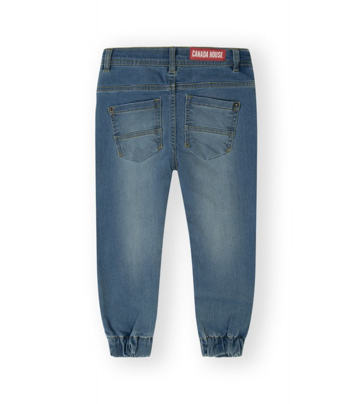 Pantalón Niño Denim Azul