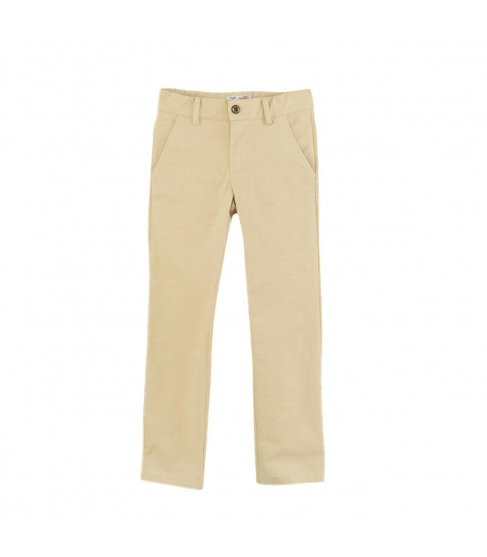 Pantalón Largo Vestir beige Niño