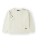 Girls' knitted sweater, Dafne model