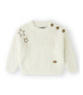 Baby Girl Knitted Jumper in Beige - Dafne Model
