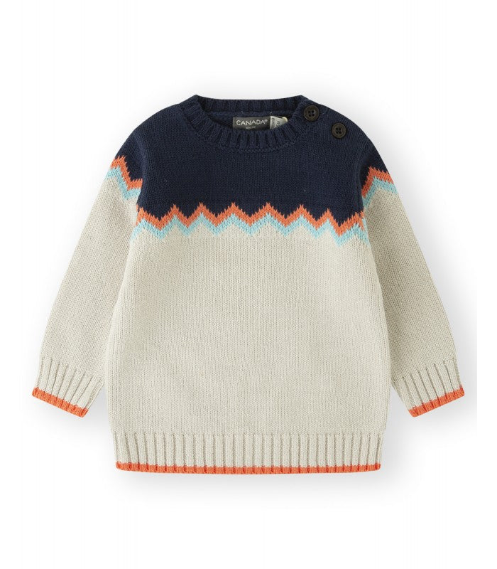 Jersey Bebé Niño punto  beige Modelo Summit