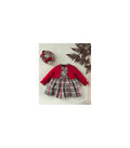Vestido Bebé Niña de cuadros efecto chaqueta Colección Ola de Frio de Basmarti