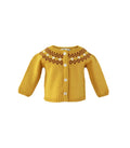 Chaqueta Tricotosa bebé color mostaza