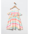 Vestido Niña tie dye multicolor de tirantes