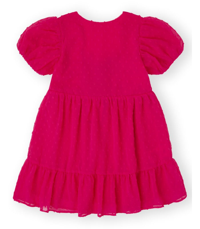 Vestido Niña fucsia Modelo Hortensia