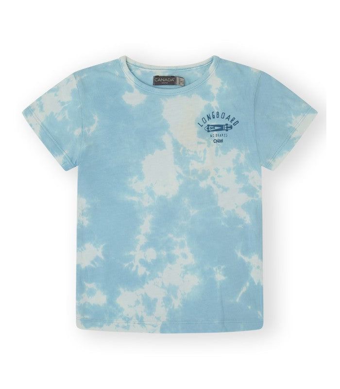 Camiseta Niño  de color celeste Modelo Free Style