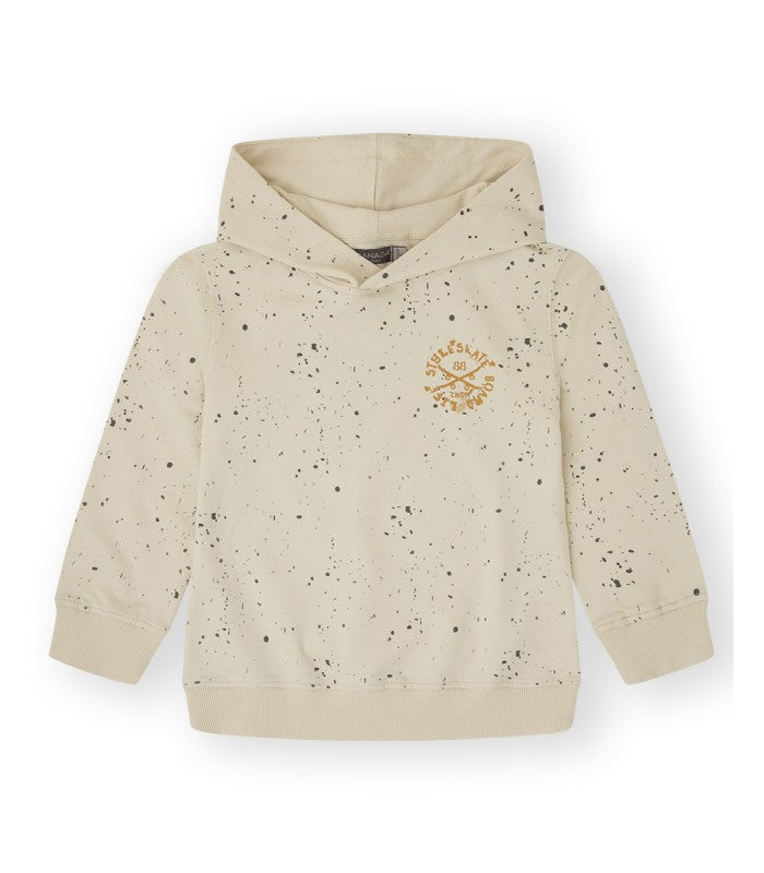 Sudadera Niño beige con capucha Modelo The City