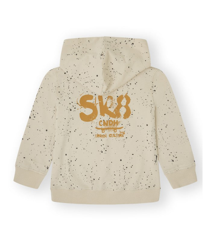 Sudadera Niño beige con capucha Modelo The City