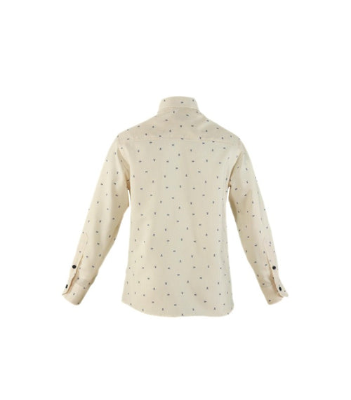 Camisa niño de manga larga en tejido de verano