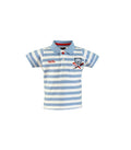 Polo bebé Niño blanco y azul
