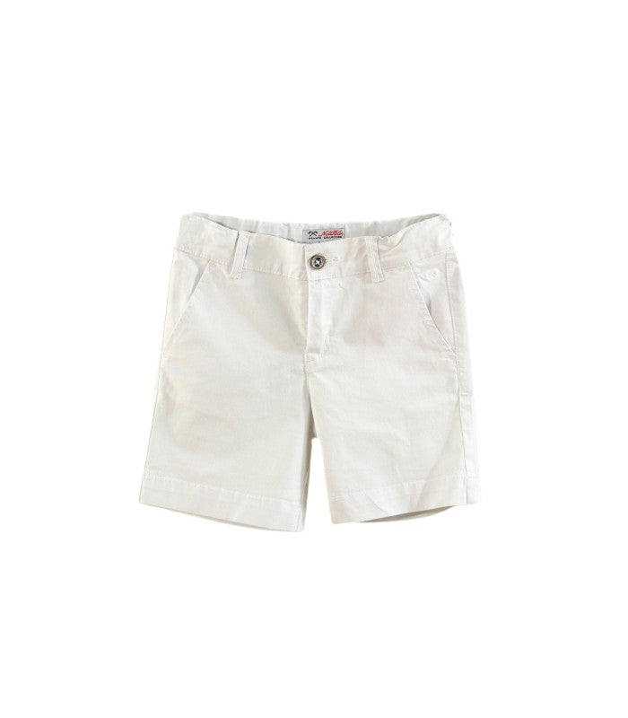 Pantalón corto niño blanco