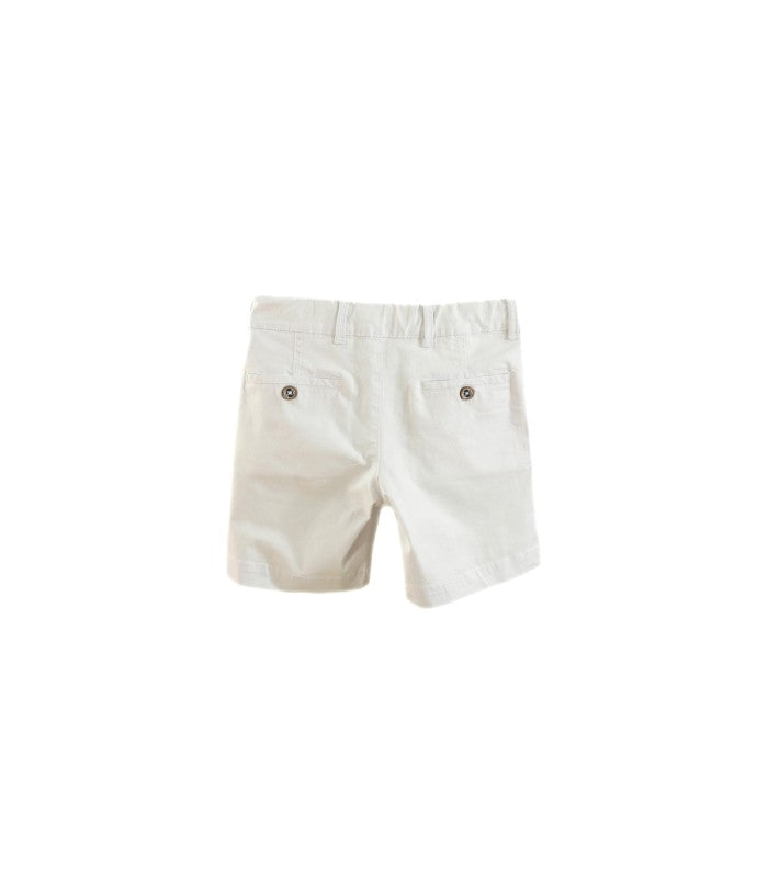 Pantalón corto niño blanco