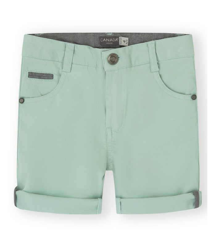 Bermuda Niño color verde Modelo Peter