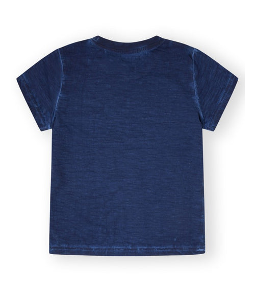 Camiseta Niño color indigo. Modelo Good Pirates
