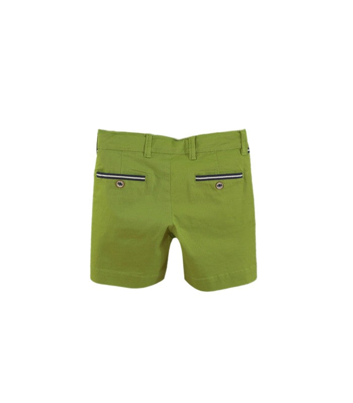 Pantalón corto niño color verde
