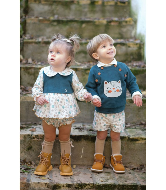 Conjunto Niño Sudadera Zorro y short