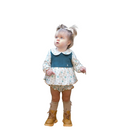 Jesusito Bebé NIña estampado de Zorros. Colección Teal