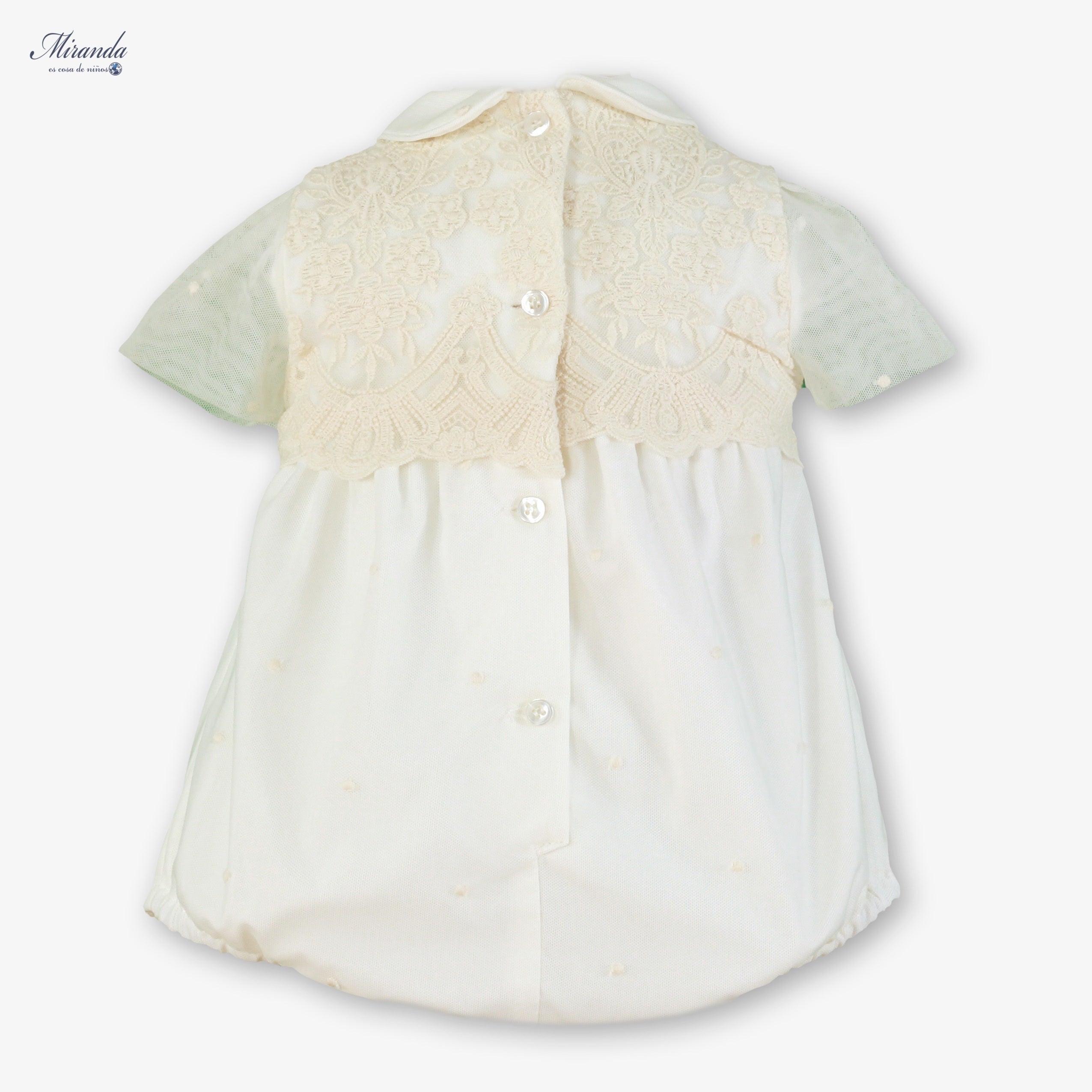Traje Bautizo con capota