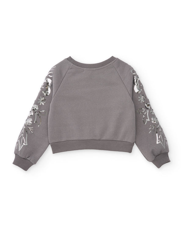 Sudadera Frozen de felpa para niña con lentejuelas