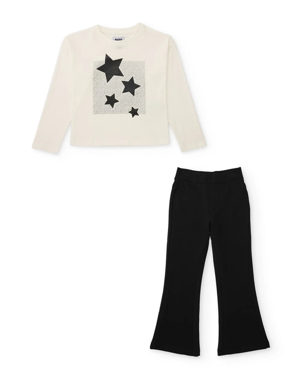 Conjunto de camiseta y legging Stars