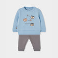 Conjunto Friends de punto para bebé niño