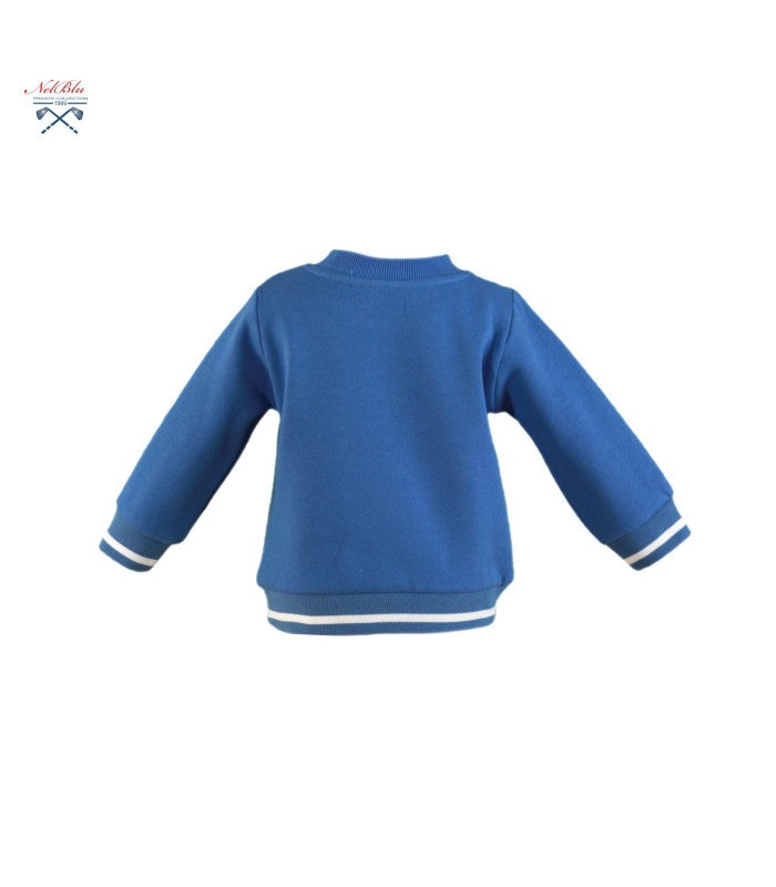 Sudadera bebé Niño color azul Modelo Ciervo