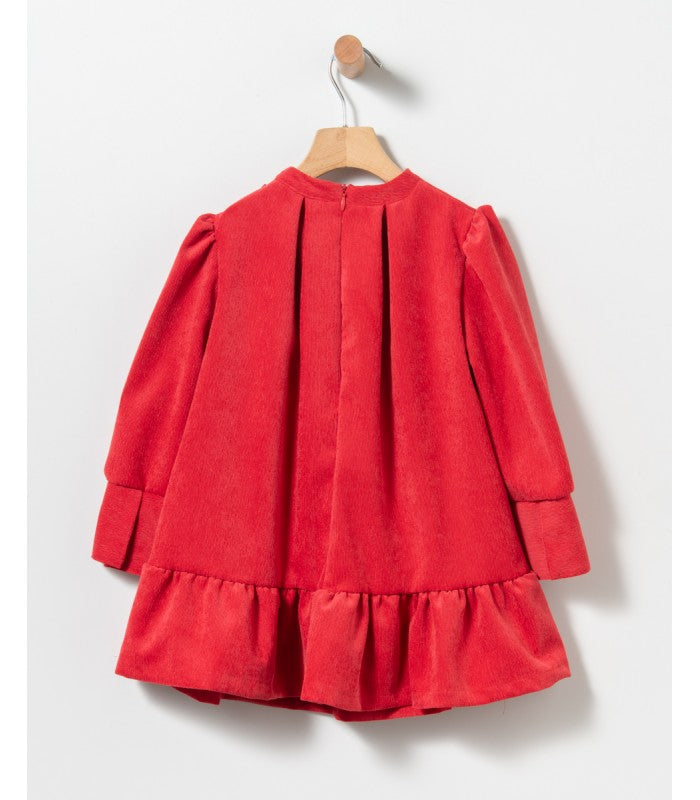 Vestido Niña micropana rojo