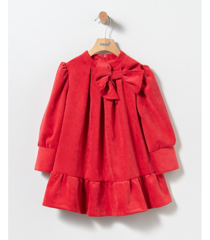 Vestido Niña micropana rojo