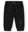 Pantalón bebé niño oscuro con gomas. Modelo Road