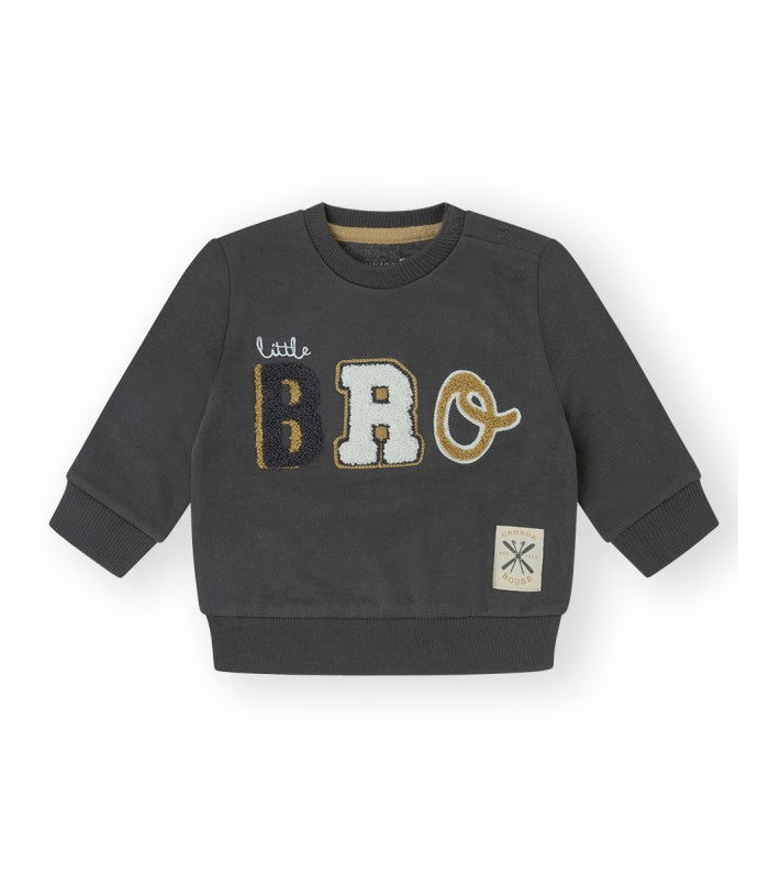 Sudadera bebé niño bordada. Modelo Bro
