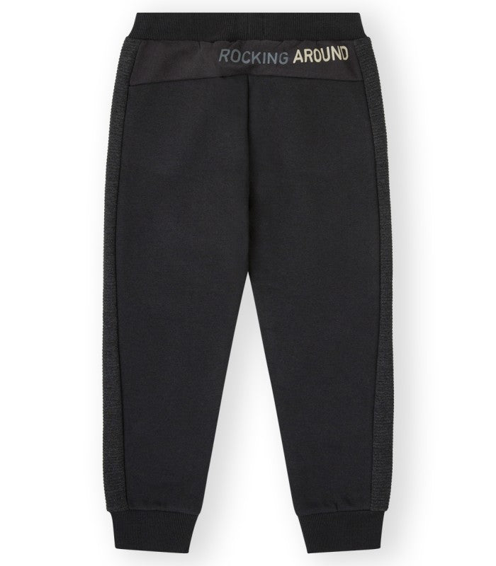 Pantalón deportivo niño oscuro con guateado. Modelo Life