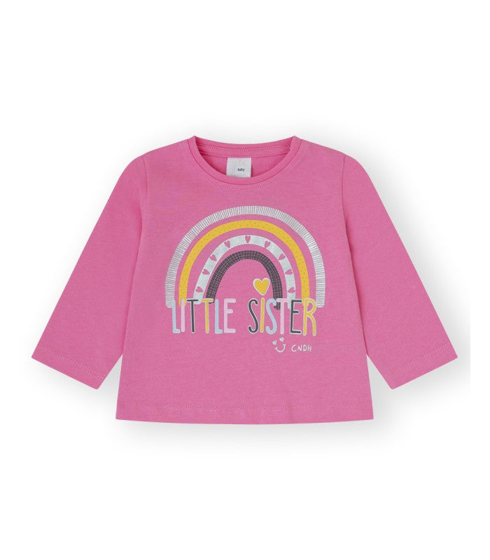 Camiseta Bebé Niña LITTLE SISTER