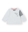 Camiseta Bebé Niño RACING blanca