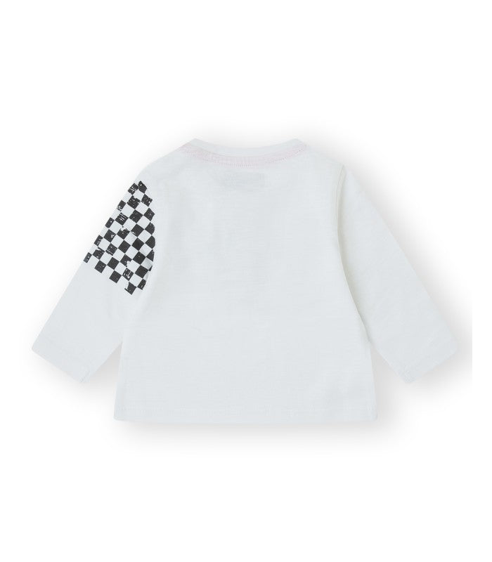 Camiseta Bebé Niño RACING blanca