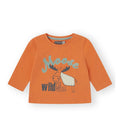 Camiseta Bebé Niño MOOSE  naranja