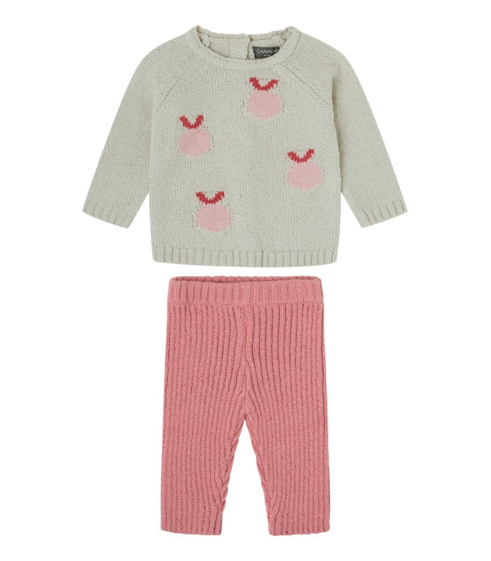 Conjunto punto bebé niña Modelo Minipometes