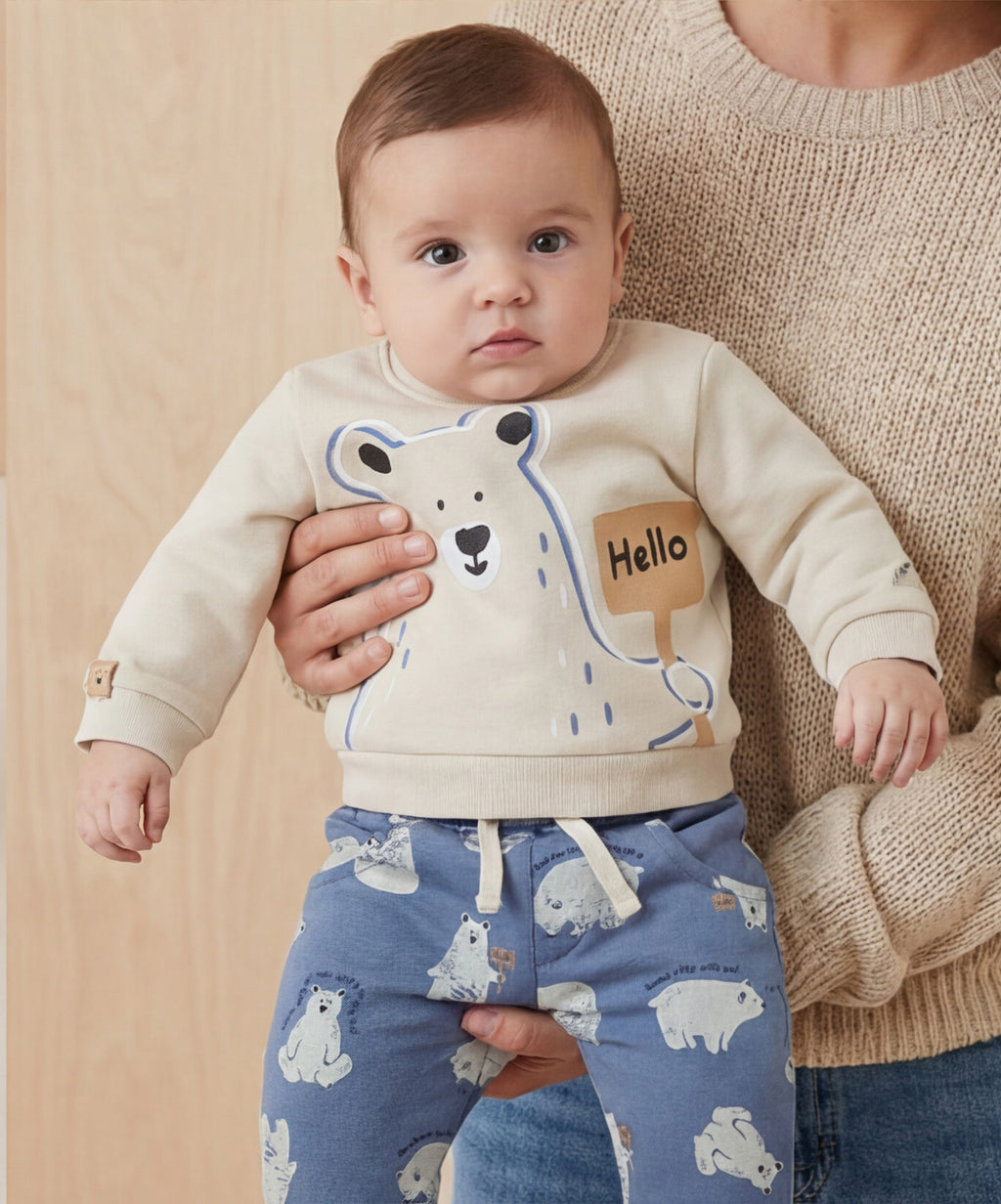 Conjunto Hello para bebé niño