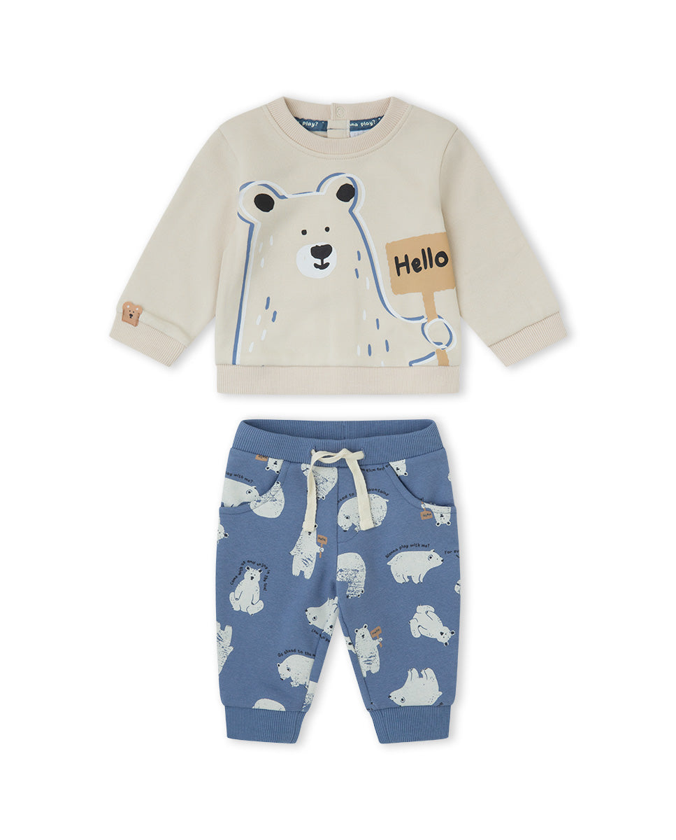 Conjunto Hello para bebé niño