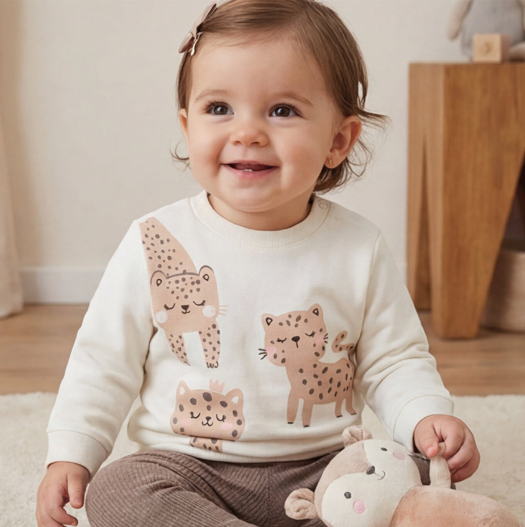 Conjunto Leopard  para bebé niña