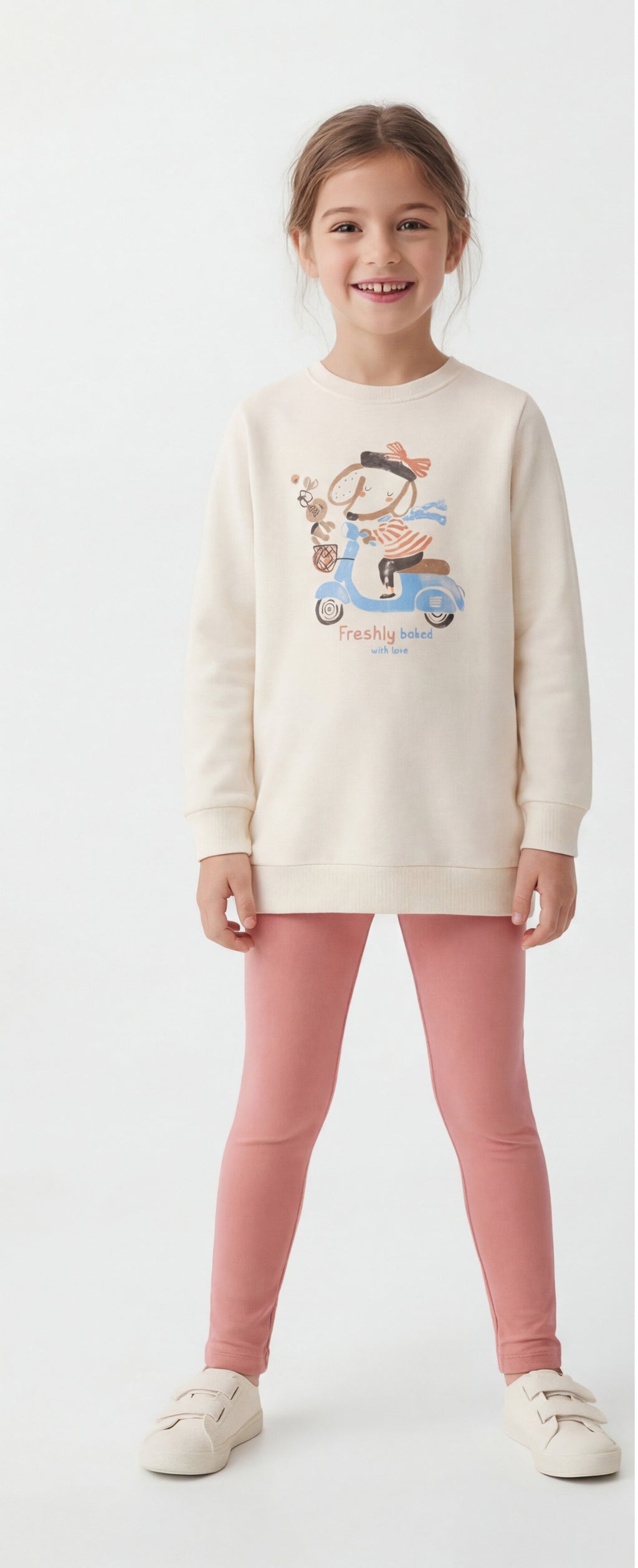 Conjunto Freshly Baked con leggin para niña