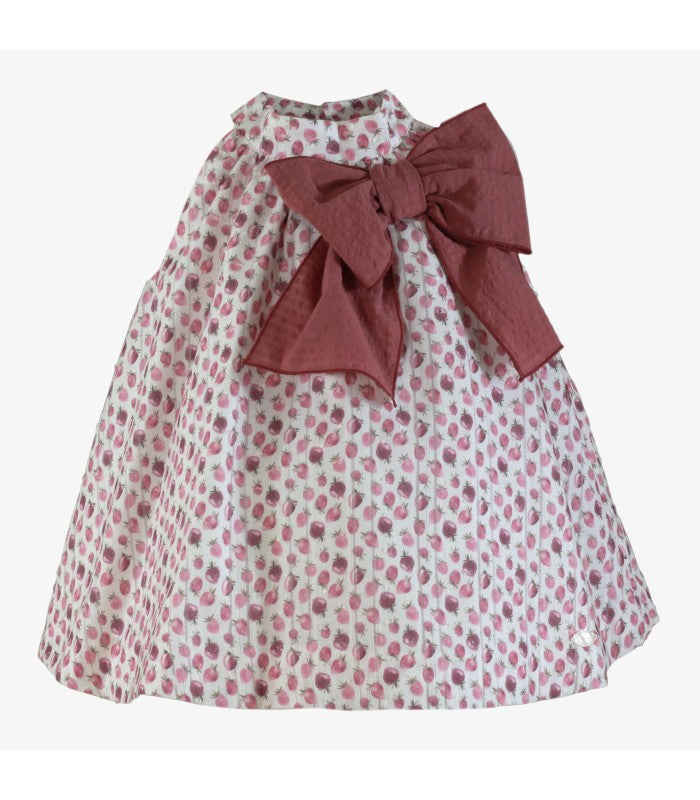 Vestido Niña Modelo Fresas