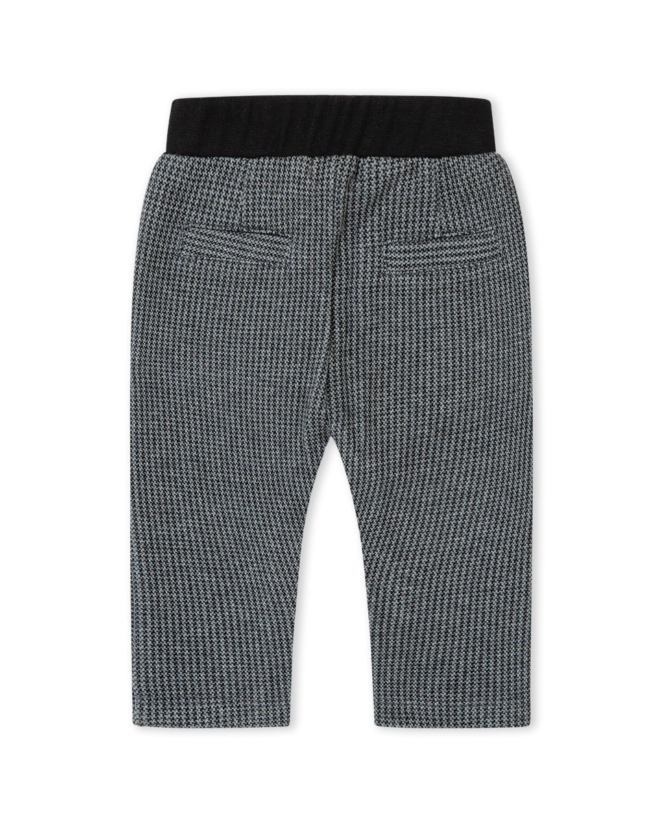 Pantalón Hound pata de gallo para bebé niño
