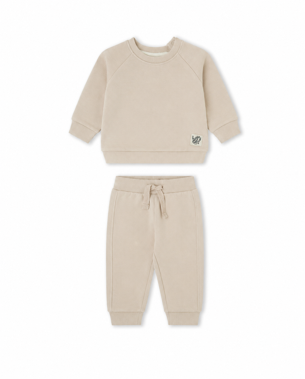 Chándal Bebé unisex color beige