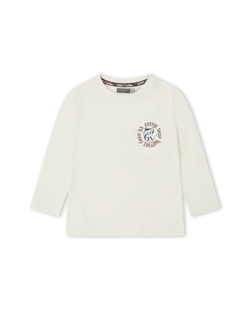 Camiseta Coffe para niño