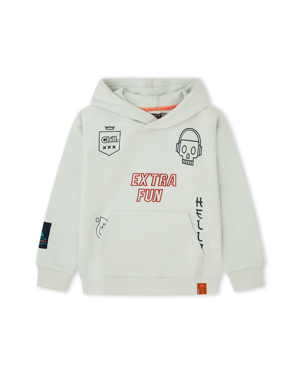 Sudadera Dinogame con capucha para niño