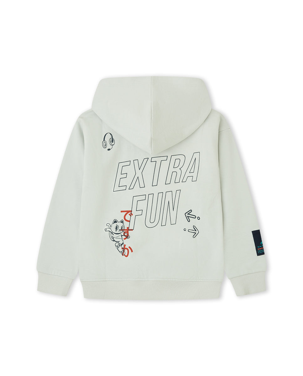 Sudadera Dinogame con capucha para niño