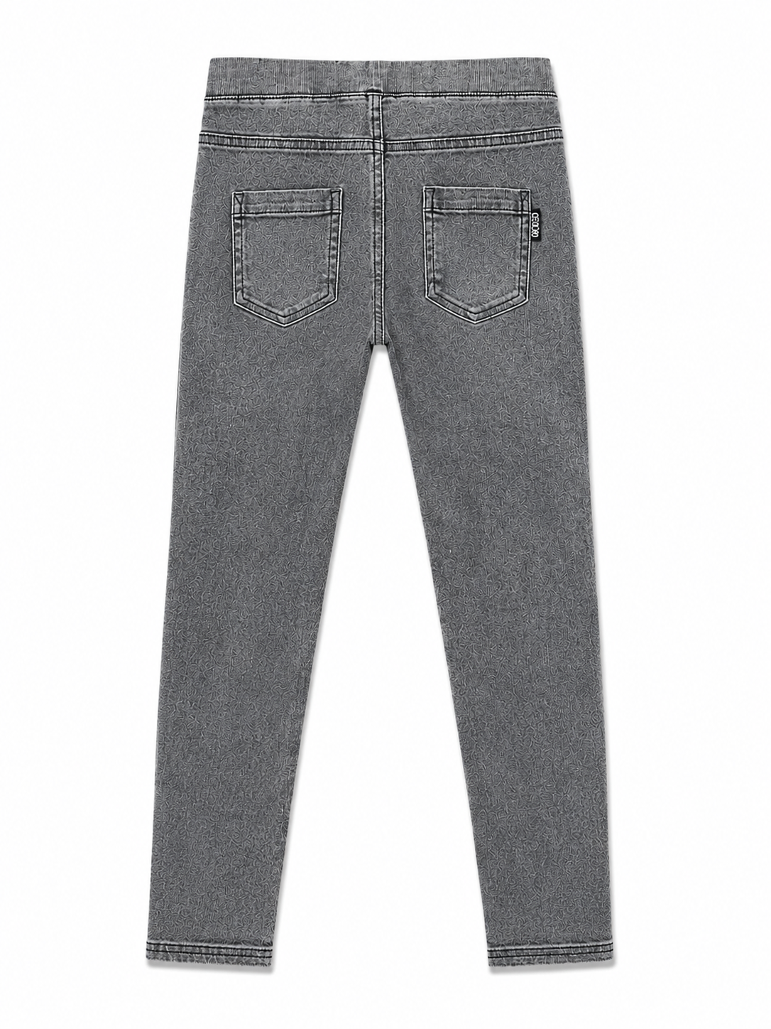 Jegging gris para niña modelo Glam