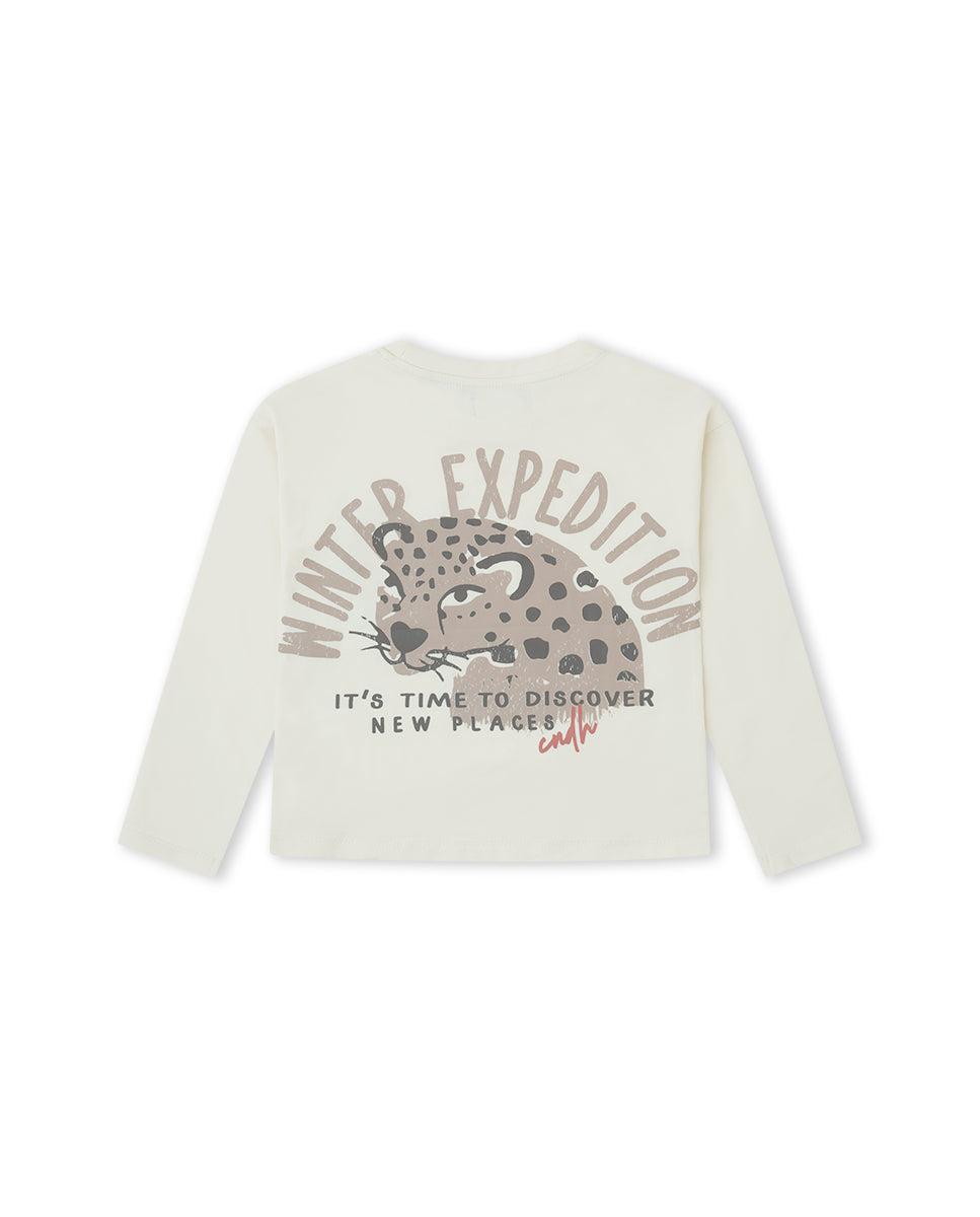 Camiseta Leo para niña