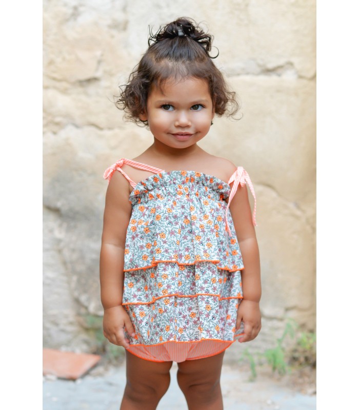 Vestido con braguita para bebé Colección Dog